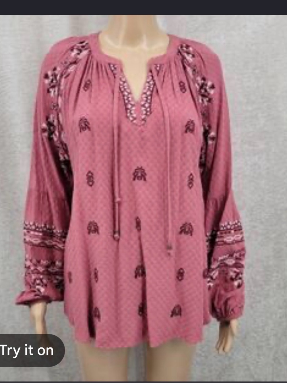 Nurture by Westbound boho top size 1x